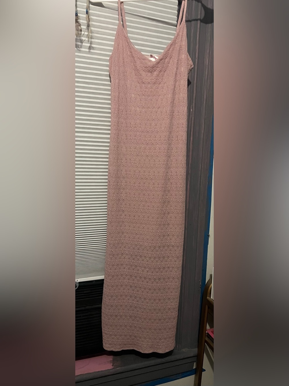 Muted Pink Spaghetti Strap Dress